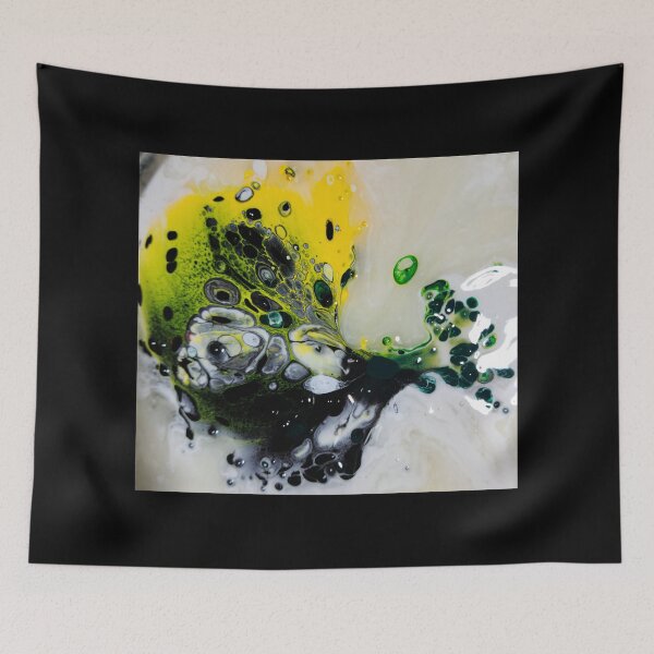 Item preview, Green yellow black abstract designed and sold by zchriswit.