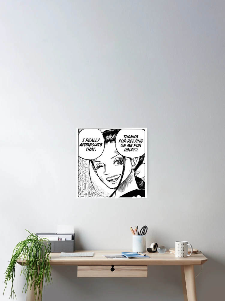 Nico Robin - Thanks for Relying on me Sticker for Sale by Mel-le