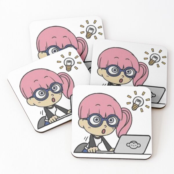 Item preview, Hacker girl science geek designed and sold by Monaymonay.