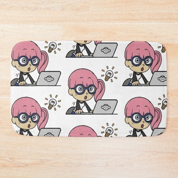 Item preview, Hacker girl science geek designed and sold by Monaymonay.