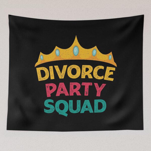 Item preview, Divorce Party Squad For Divorcee Queen designed and sold by KAPAA.