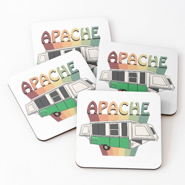 Item preview, Apache Royal pop up camper 1977 designed and sold by HCrockettArt.