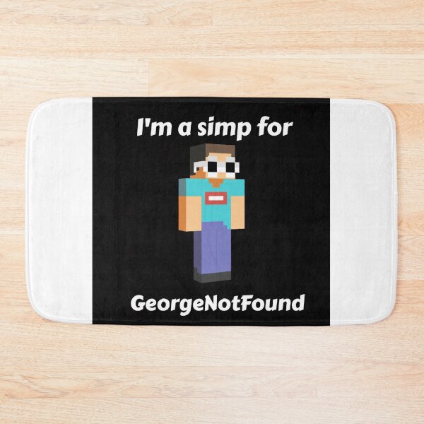 Item preview, I'm a simp for GeorgeNotFound (Black Base) designed and sold by thecorvidking.