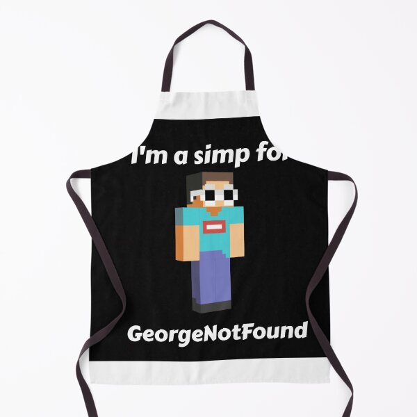 Item preview, I'm a simp for GeorgeNotFound (Black Base) designed and sold by thecorvidking.