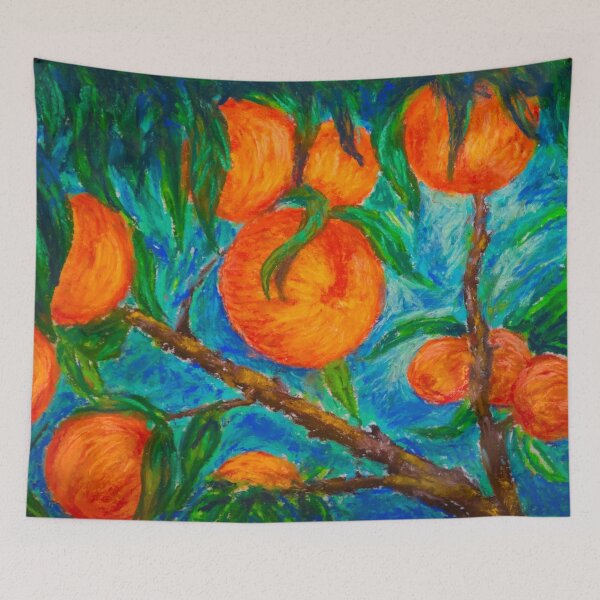 Item preview, Peach tree designed and sold by Red Witch Art.