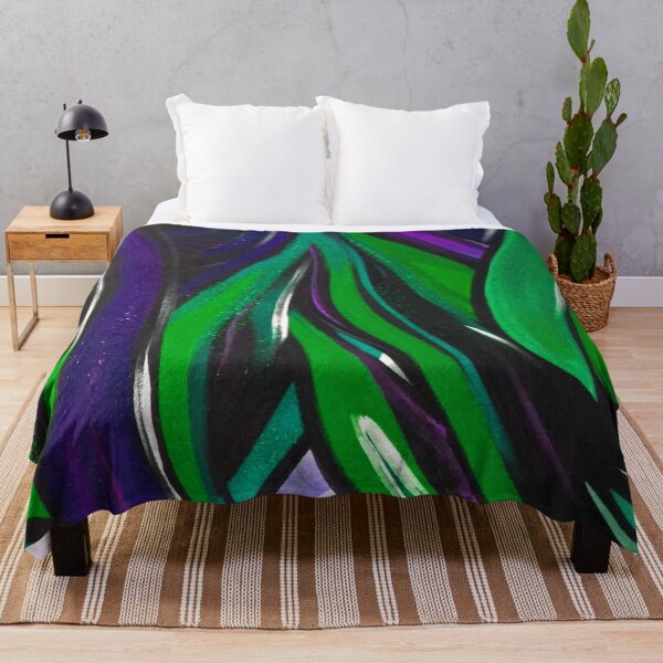 Item preview, Green, Purple and Blue Hues Painted designed and sold by KR Art Studio.