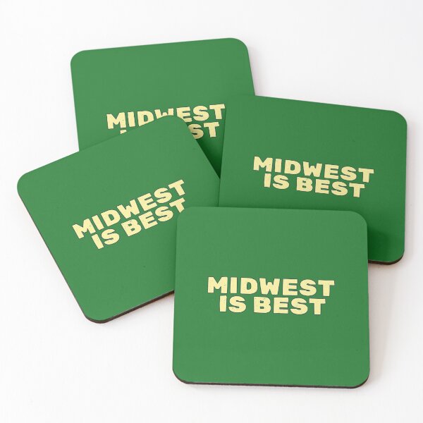 Item preview, Midwest Is Best Typography designed and sold by Creatively Torn.