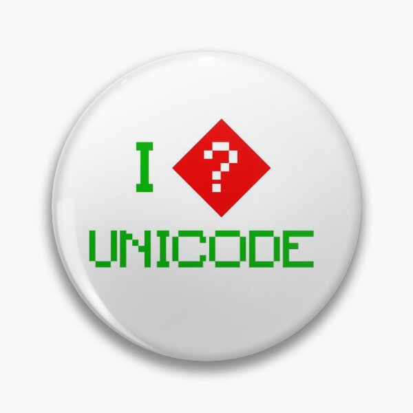 Item preview, I Love Unicode - Funny Developers Heart Symbol Missing Question mark designed and sold by Hot From Oven.
