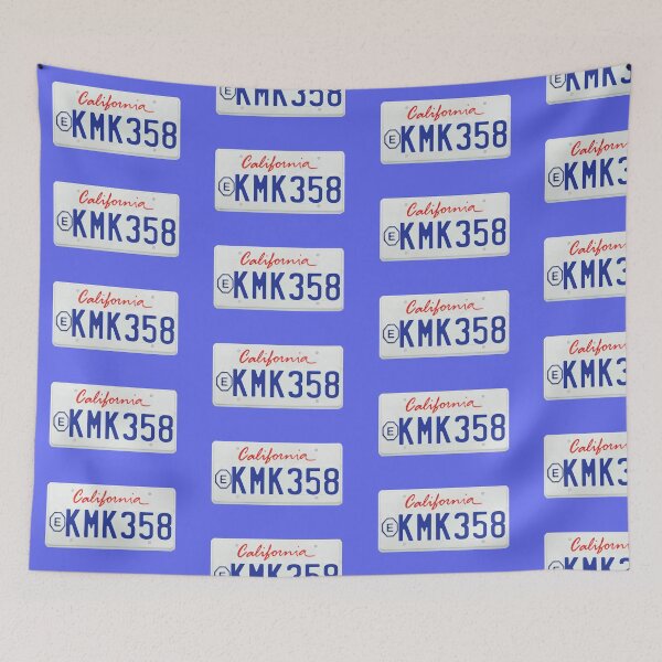 Item preview, KMK358 Orange County Radio License Plate designed and sold by Lawrence Baird.