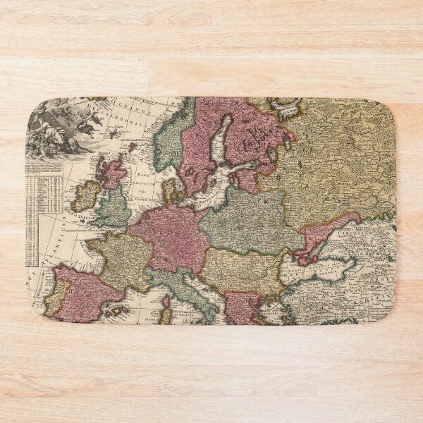 Item preview, Antique Europe map in 1740 designed and sold by ganje.