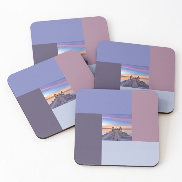 Item preview, Dusty Pink Blue Lake Landscape designed and sold by Designs24U.