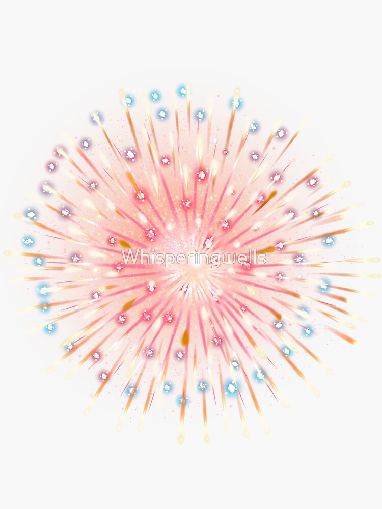 "COLORFUL WISH FLOWER" Sticker for Sale by Whisperingwells Redbubble