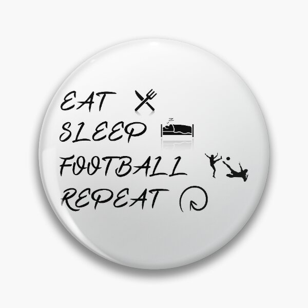Item preview, Eat Sleep Football Classic T-Shirt designed and sold by AmjadDesigns.