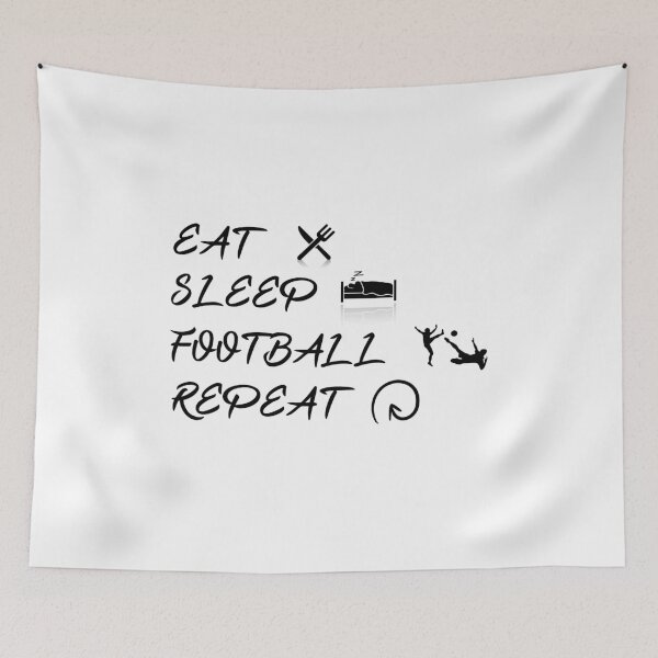 Item preview, Eat Sleep Football Classic T-Shirt designed and sold by AmjadDesigns.