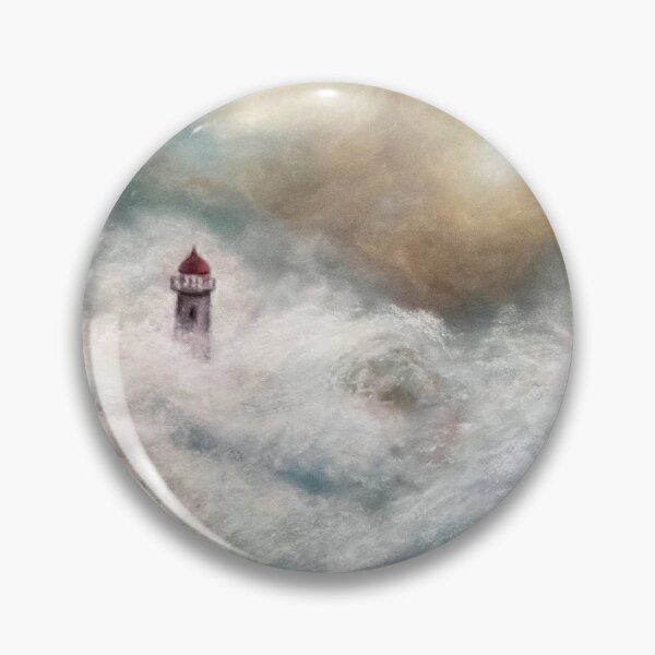 Item preview, Storm and lighthouse designed and sold by Red Witch Art.