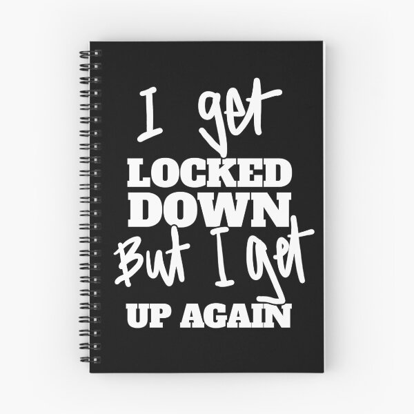 Item preview, I Get Locked Down But I Get Up Again - Melbourne Lockdown, Sydney Lockdown for Locked Down Australians! designed and sold by sketchNkustom.