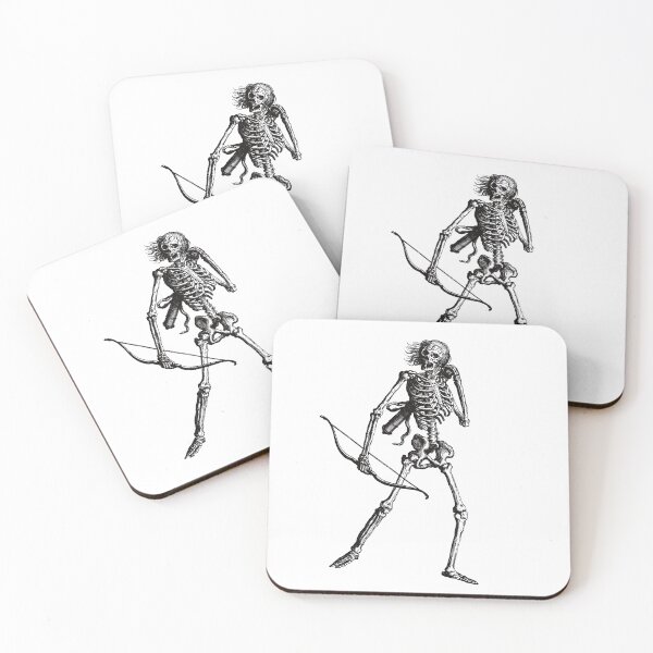 Item preview,  Vintage Skeleton Hunter Searching for Halloween Ghosts designed and sold by BtheLight.
