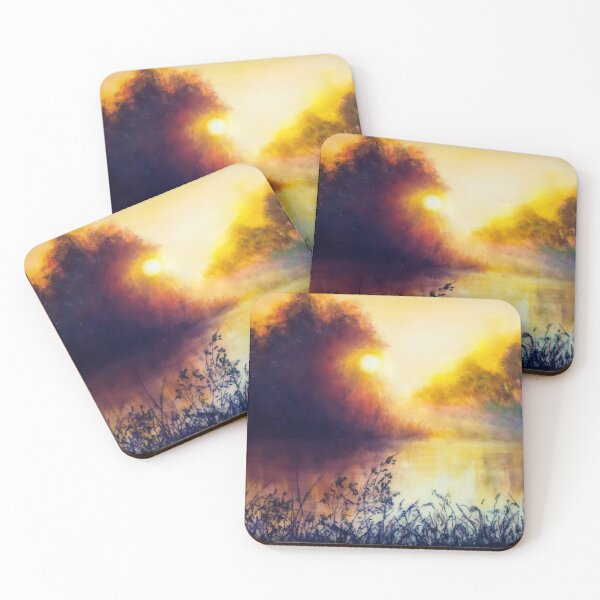 Item preview, Tranquility of the golden hour designed and sold by Red Witch Art.