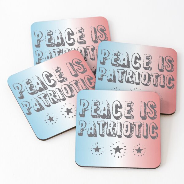 Item preview, True Love of Country: Peace is Patriotic (grey text) designed and sold by Ofeefee.
