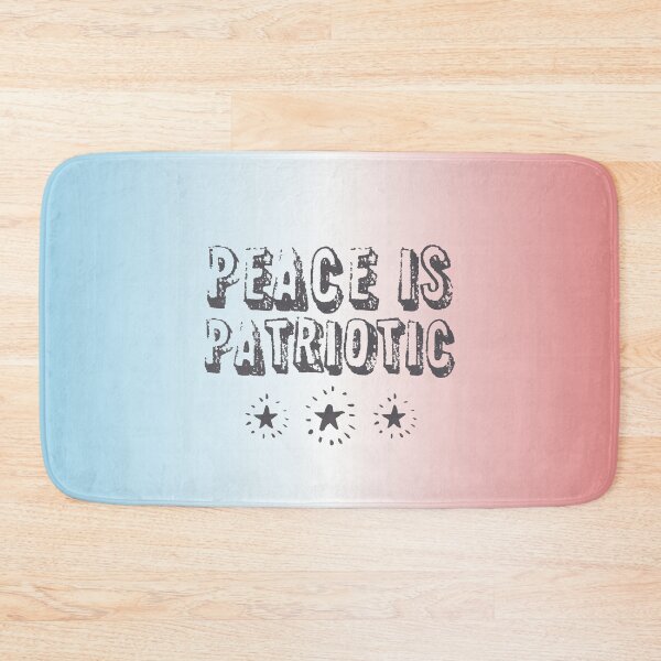 Item preview, True Love of Country: Peace is Patriotic (grey text) designed and sold by Ofeefee.