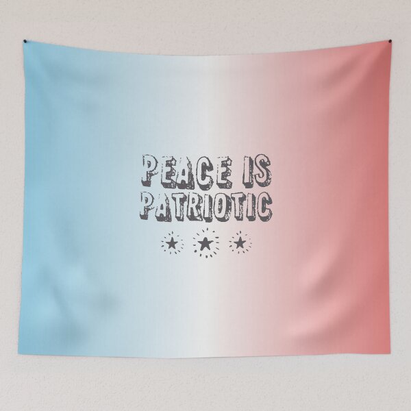 Item preview, True Love of Country: Peace is Patriotic (grey text) designed and sold by Ofeefee.