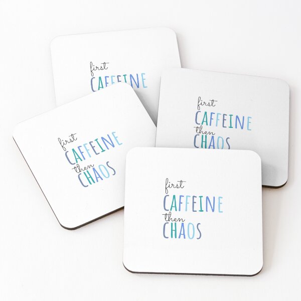 Item preview, First Caffeine Then Chaos designed and sold by SavannahAddison.