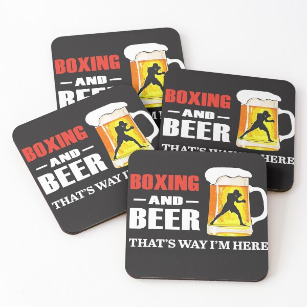 Item preview, boxing and beer that why im here shirt designed and sold by NormaEng.