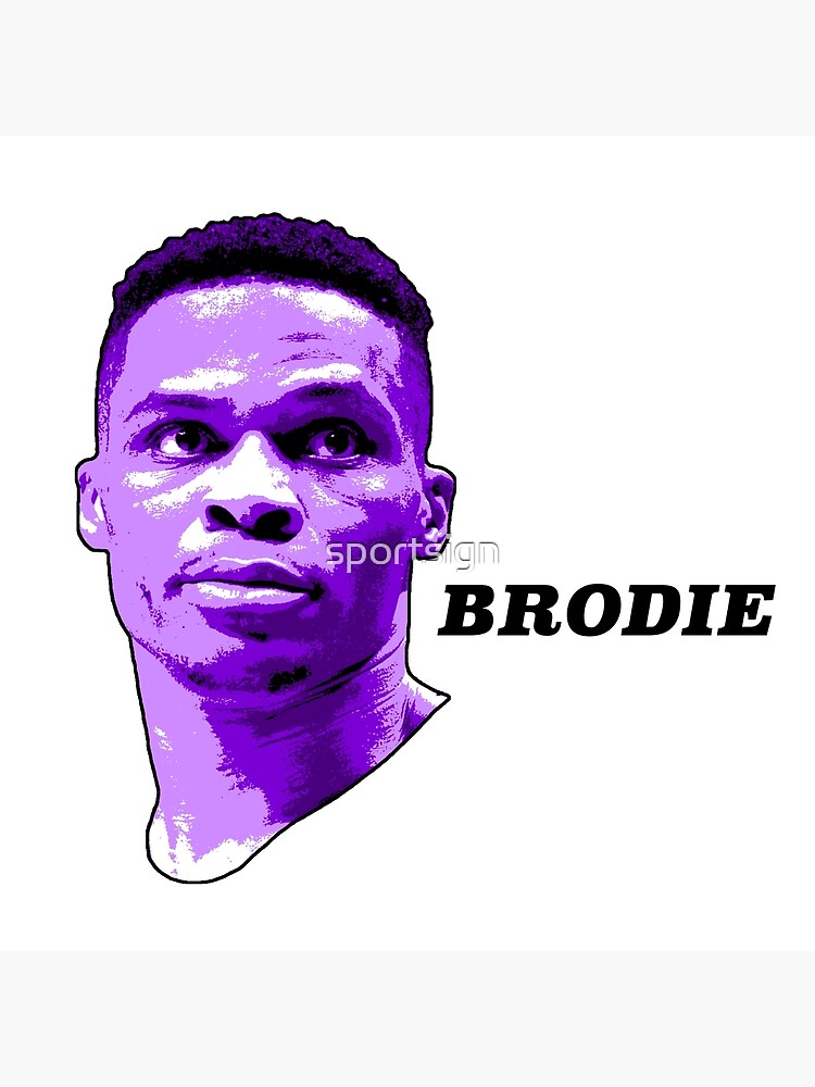 Russell Westbrook Lakers Basketball Brodie Poster