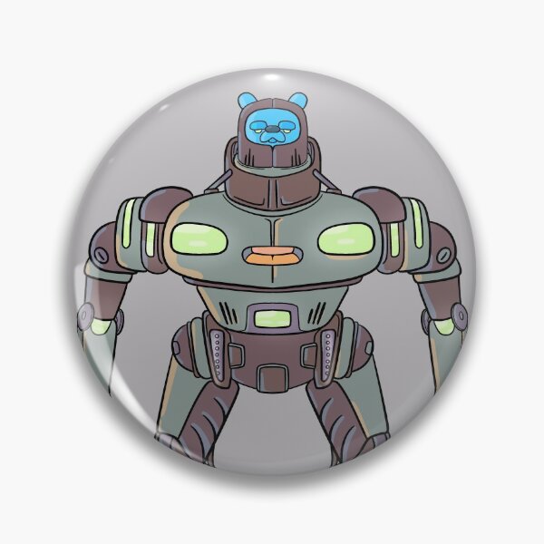 Item preview, Bright blue bear robot designed and sold by kukulgraphics.