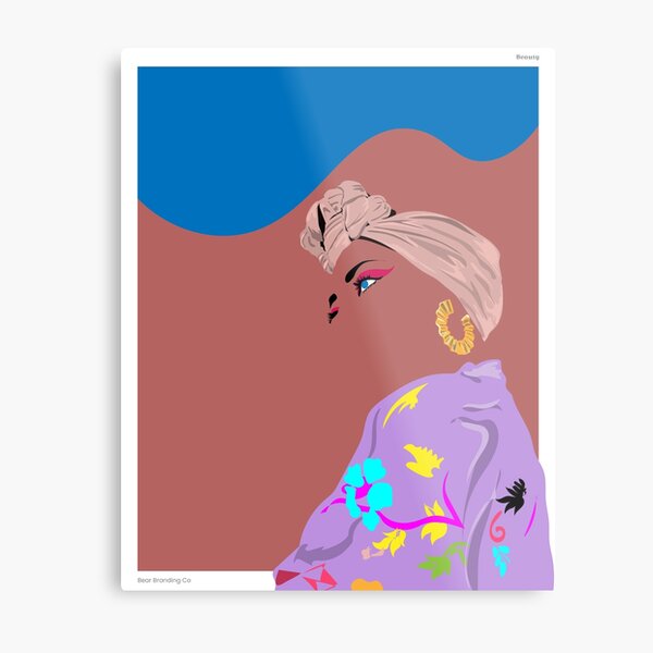 Celebrating Beauty. Metal Print