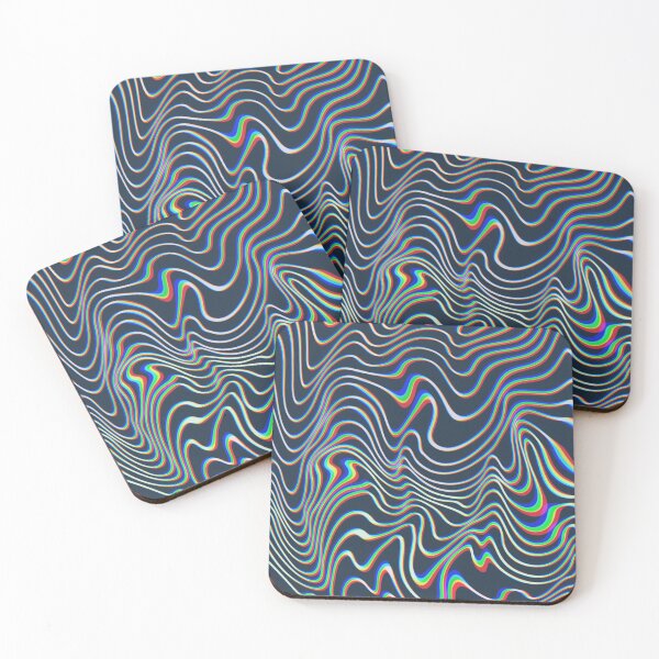 Item preview, Glitch Wave Abstract Pattern designed and sold by Loncil.