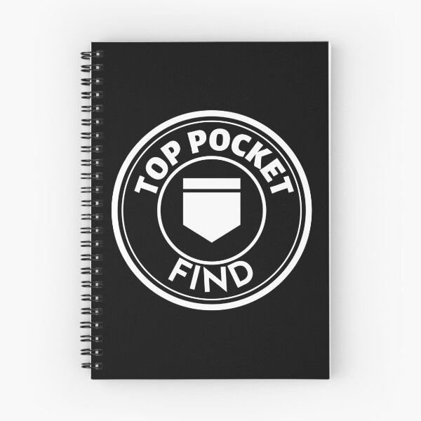 Item preview, MerchHaus - Top Pocket Find 3 Black & White Treasure Hunting/Metal Detecting Design designed and sold by MerchHaus.