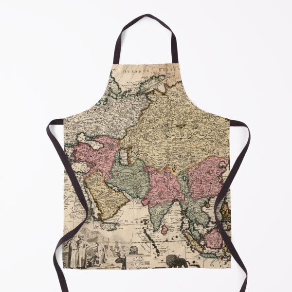 Item preview, Antique Asia map in 1740 designed and sold by ganje.
