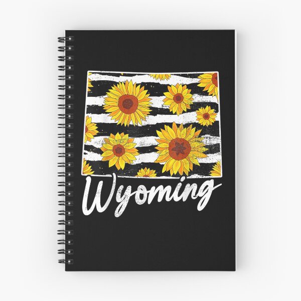 Item preview, Wyoming Sunflower Leopard State Map designed and sold by vivanbess.