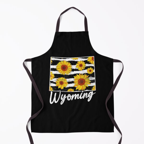 Item preview, Wyoming Sunflower Leopard State Map designed and sold by vivanbess.