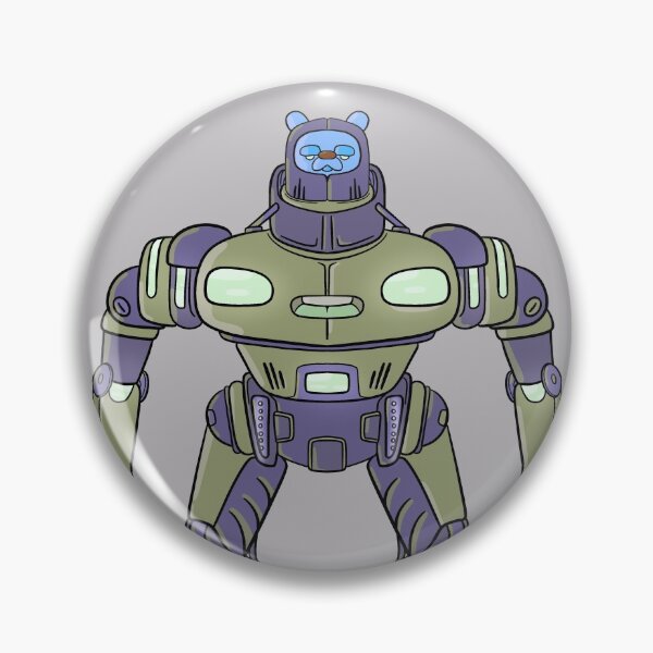 Item preview, Blue bear robot designed and sold by kukulgraphics.