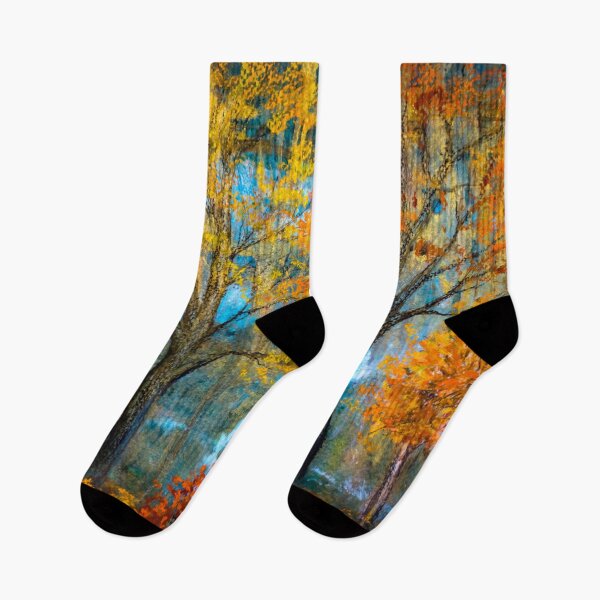 Item preview, Autumn trees designed and sold by Red Witch Art.