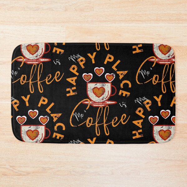 Item preview, Distressed My Happy Place is Me + Coffee designed and sold by 133DandC.