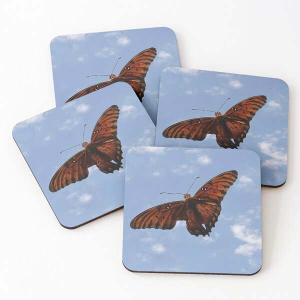 Item preview, Gulf Fritillary Butterfly in the Sky designed and sold by heatherfriedman.