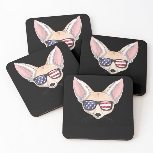 Item preview, Fennec Fox Patriotic Usa 4th Of July American Gift designed and sold by vivanbess.