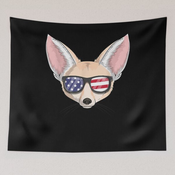 Item preview, Fennec Fox Patriotic Usa 4th Of July American Gift designed and sold by vivanbess.