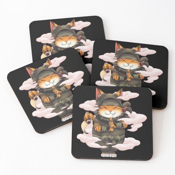 Item preview, Shinobi Cat funny kung fu cat designed and sold by FreeMood.