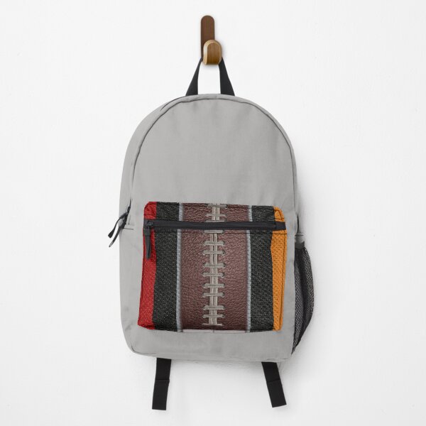 Item preview, Football Red, Orange, Black and Gray Team Spirit Patch designed and sold by Michele Engling.
