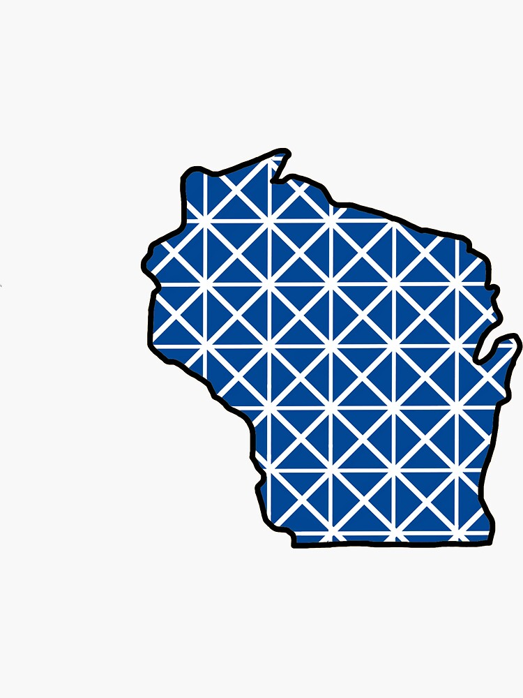 "UW Stout Geometric" Sticker for Sale by megncheese01 Redbubble