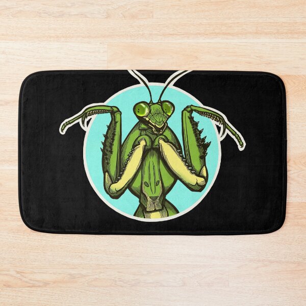 Item preview, Shrugging Mantis Bug Illustration - BLACK BACKGROUND designed and sold by Holly Danielle.