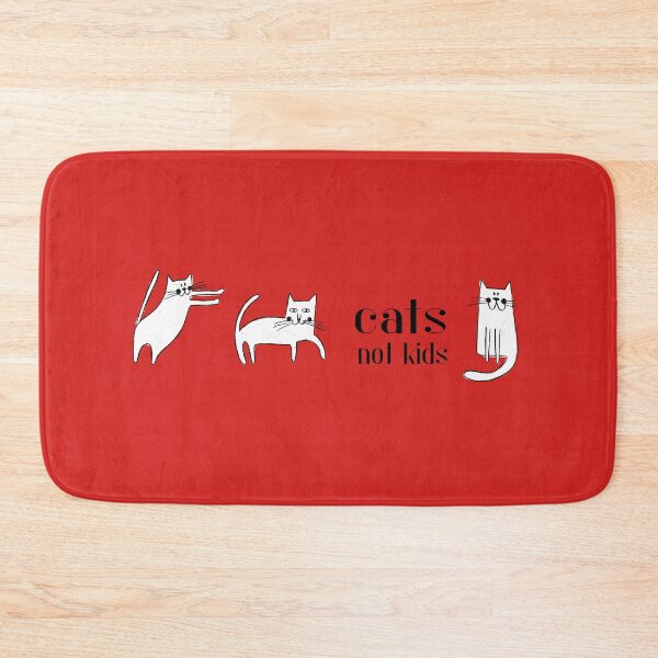 Item preview, Cats not kids (black text) designed and sold by Ofeefee.