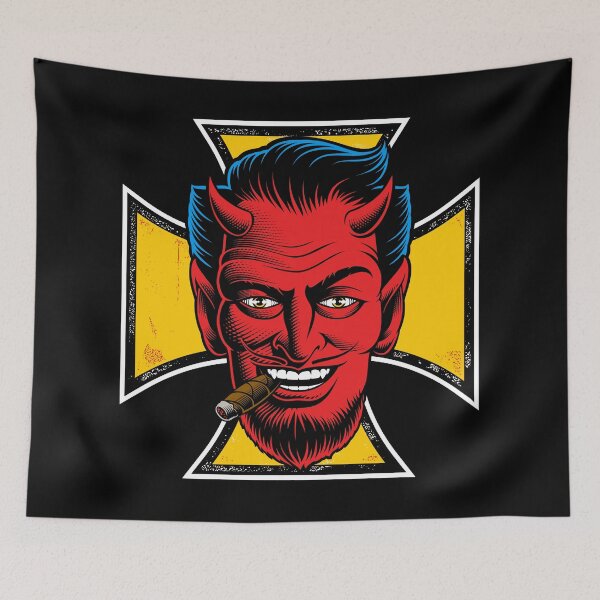 Item preview, Vintage Rockabilly Devil designed and sold by monsterplanet.