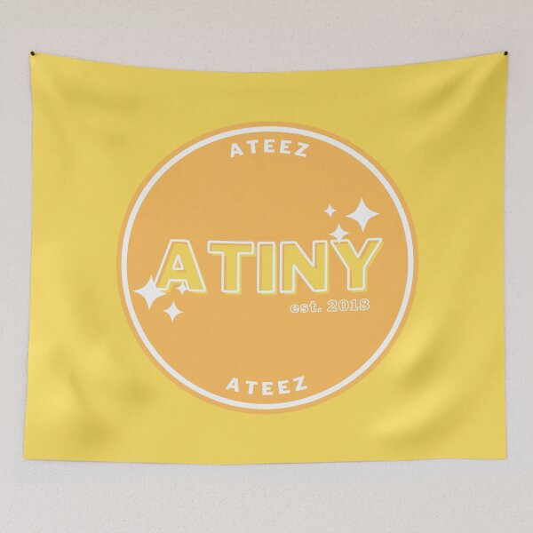 Item preview, ATINY - ATEEZ fandom badge (full colour ver.) designed and sold by daniellepeta.
