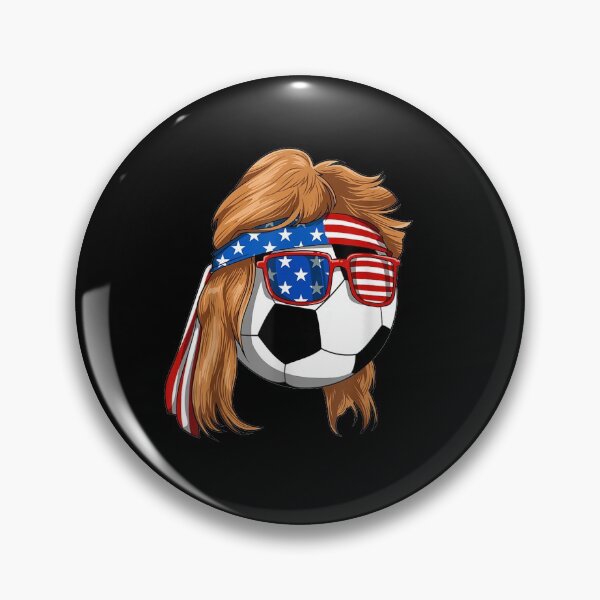 Item preview, Soccer Mullet American Flag Merica designed and sold by vivanbess.