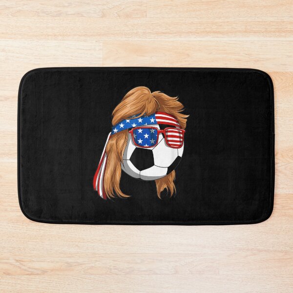 Item preview, Soccer Mullet American Flag Merica designed and sold by vivanbess.